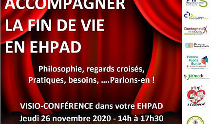 « Accompagner la fin de vie en EHPAD » : La plénière 2020 du CVS DEPARTEMENTAL de la DORDOGNE en visioco..