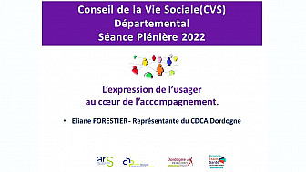 PLENIERE 2022 CVS DEPARTEMENTAL : L'expression de l'usager au cœur de l'accompagnement